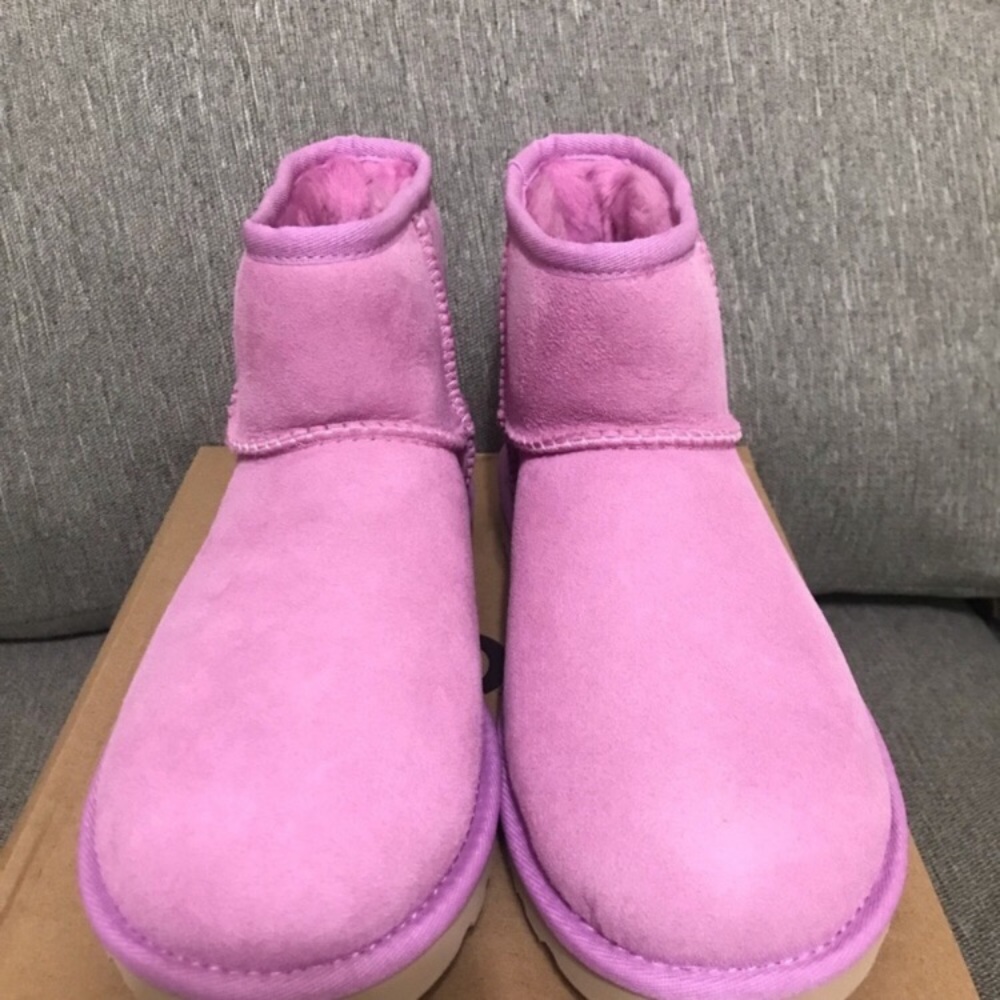 Ugg Classic Suede Mini Boot II Wildflower - Picture 3 of 6